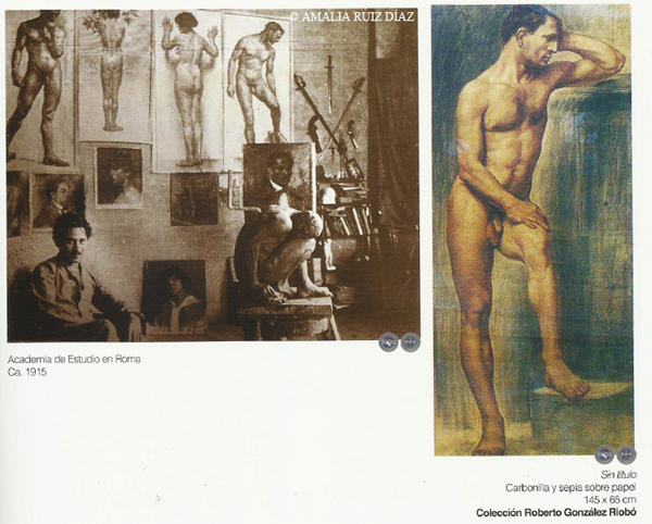 DESNUDO - OBRAS EN CARBONILLA DE MODESTO DELGADO RODAS